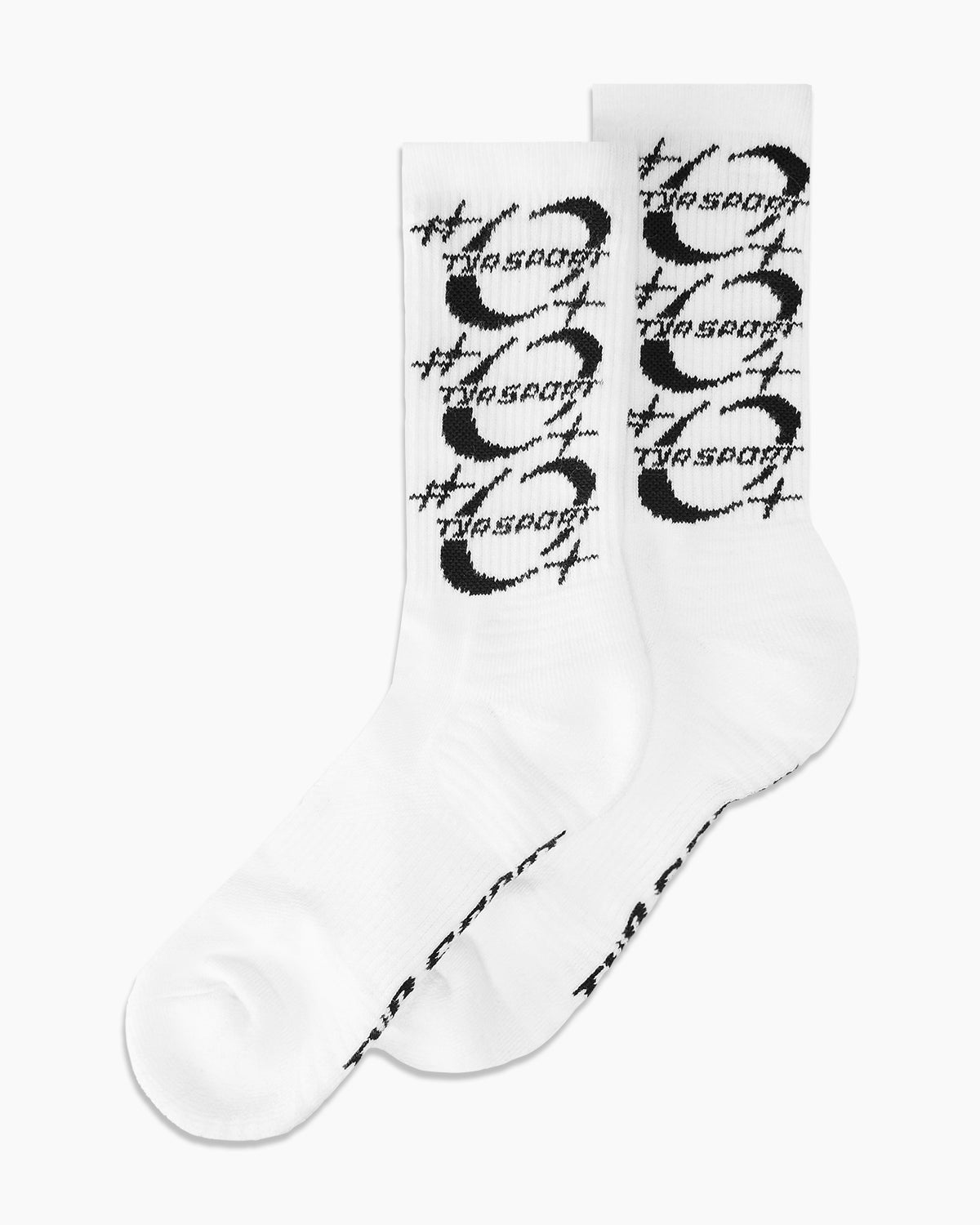 TYR Performance Script Crew Sock - White | TYR