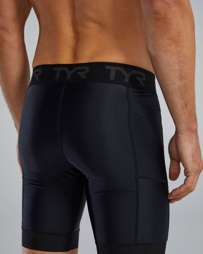 TYR Men's Compression Short - Solid