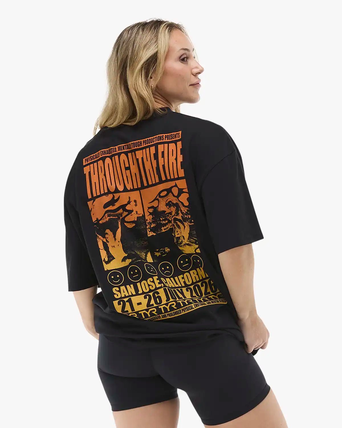 TYR Women's Medium Weight Tee - Through The Fire