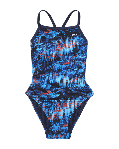 TYR Youth Girl's Durafast Lite DiamondFit - Seismo